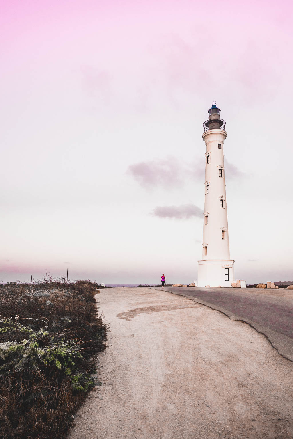 California Lighthouse Sonnenuntergang Aruba
