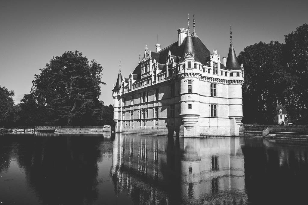 Schloss Azay-le-Rideau an der Loire in Frankreich