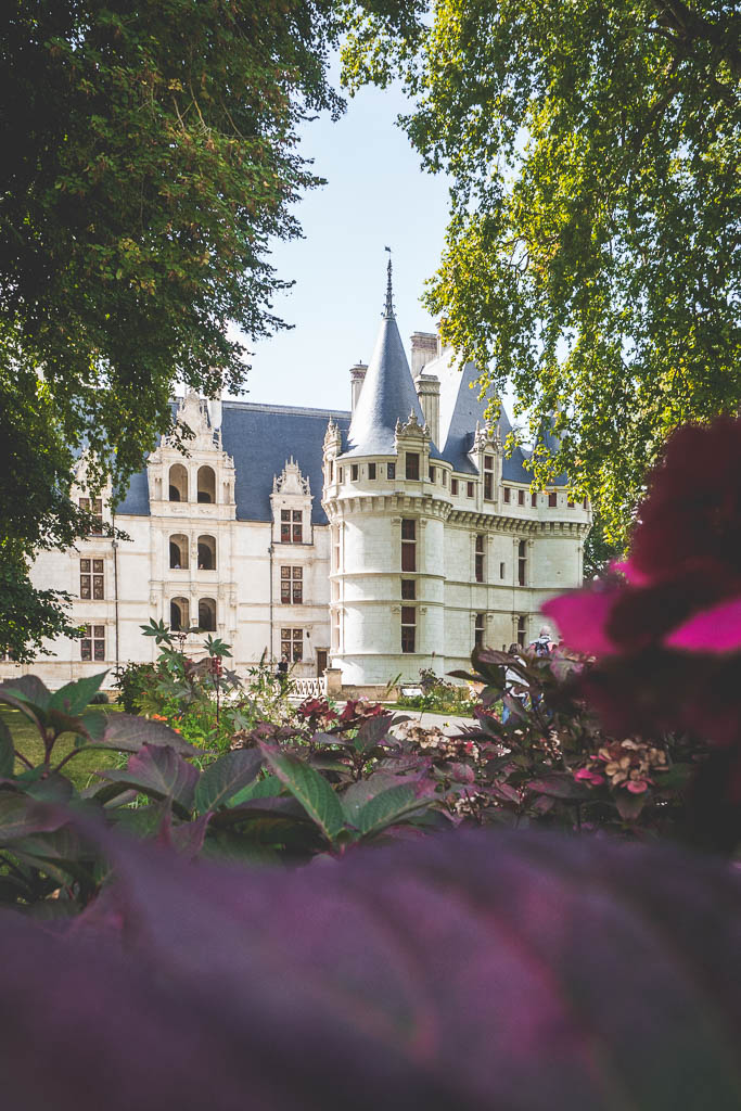 Schloss Azay-le-Rideau an der Loire in Frankreich