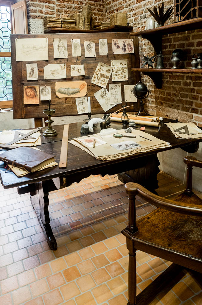 Ausstellung Museum Schloss Clos Lucé in Amboise: zu Gast bei Leonardo da Vinci