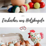 Eierbecher aus Holzkugeln Pinterest Grafik