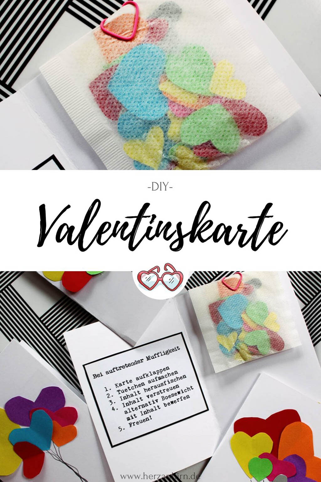 Valentinskarte Pinterest Grafik