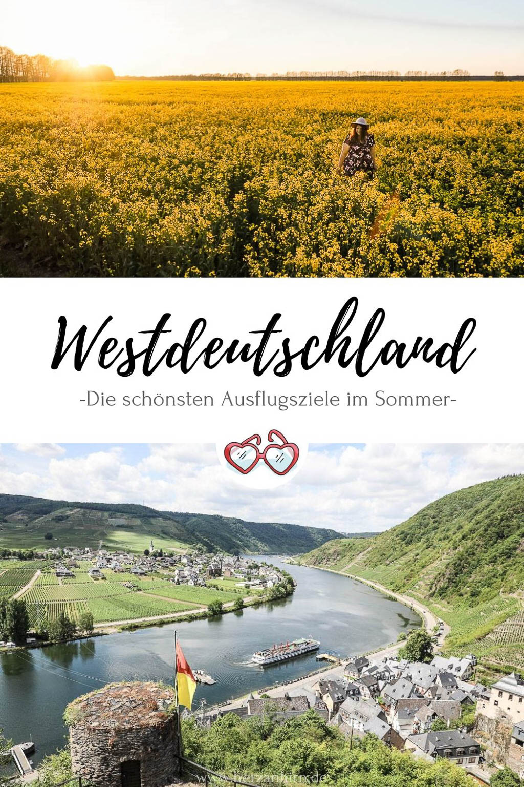 Westdeutschland Urlaub Pinterest Grafik