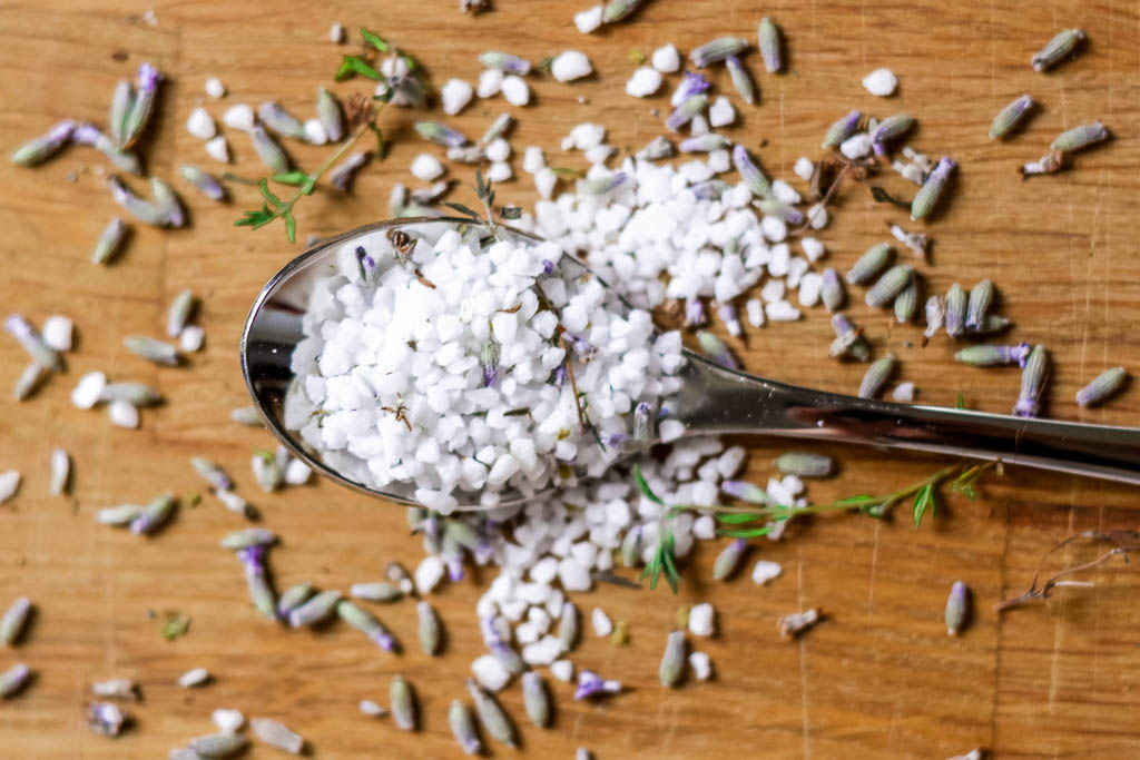 Rezept für Lavendel-Thymian-Zitronen-Salz