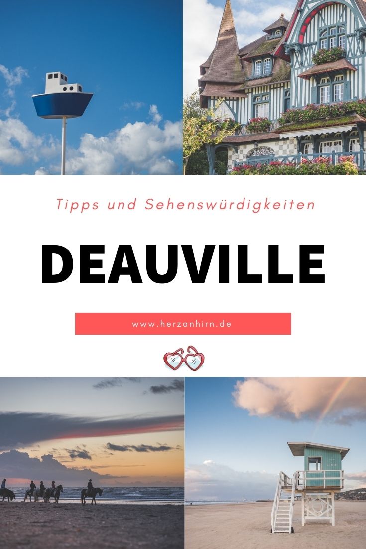 Pinterest Grafik - Die schönsten Sehenswürdigkeiten in Deauville