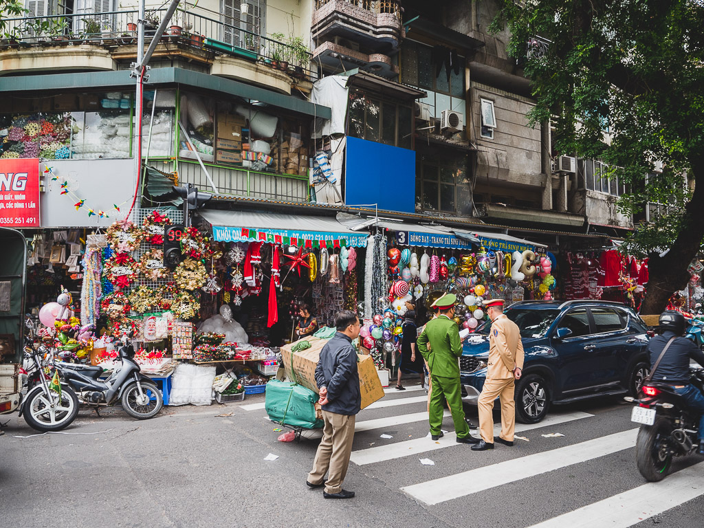 Vietnam Hanoi Hang Ma Street Altstadt