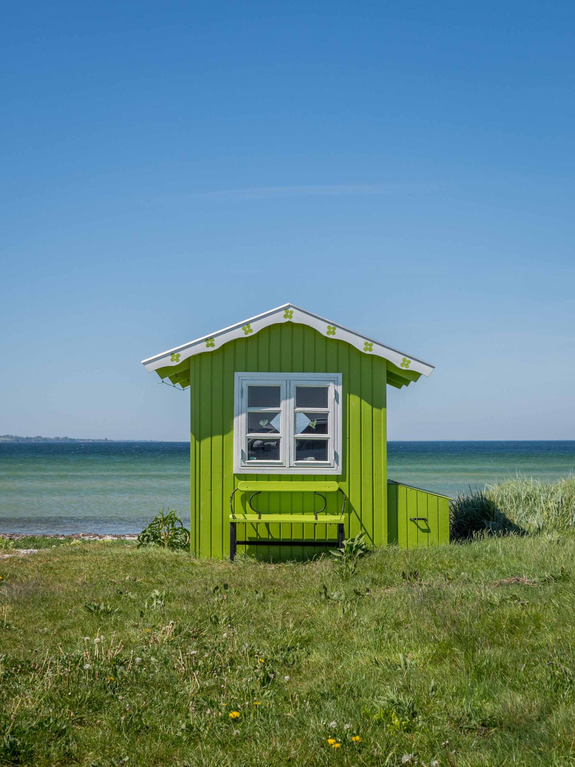 Badehäuser in Ærøskøbing auf Ærø