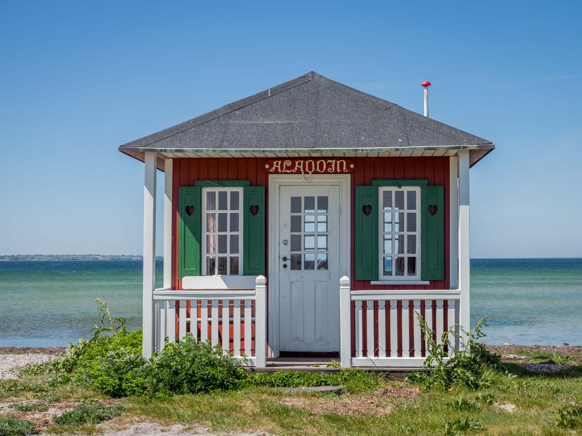 Badehäuser in Ærøskøbing auf Ærø