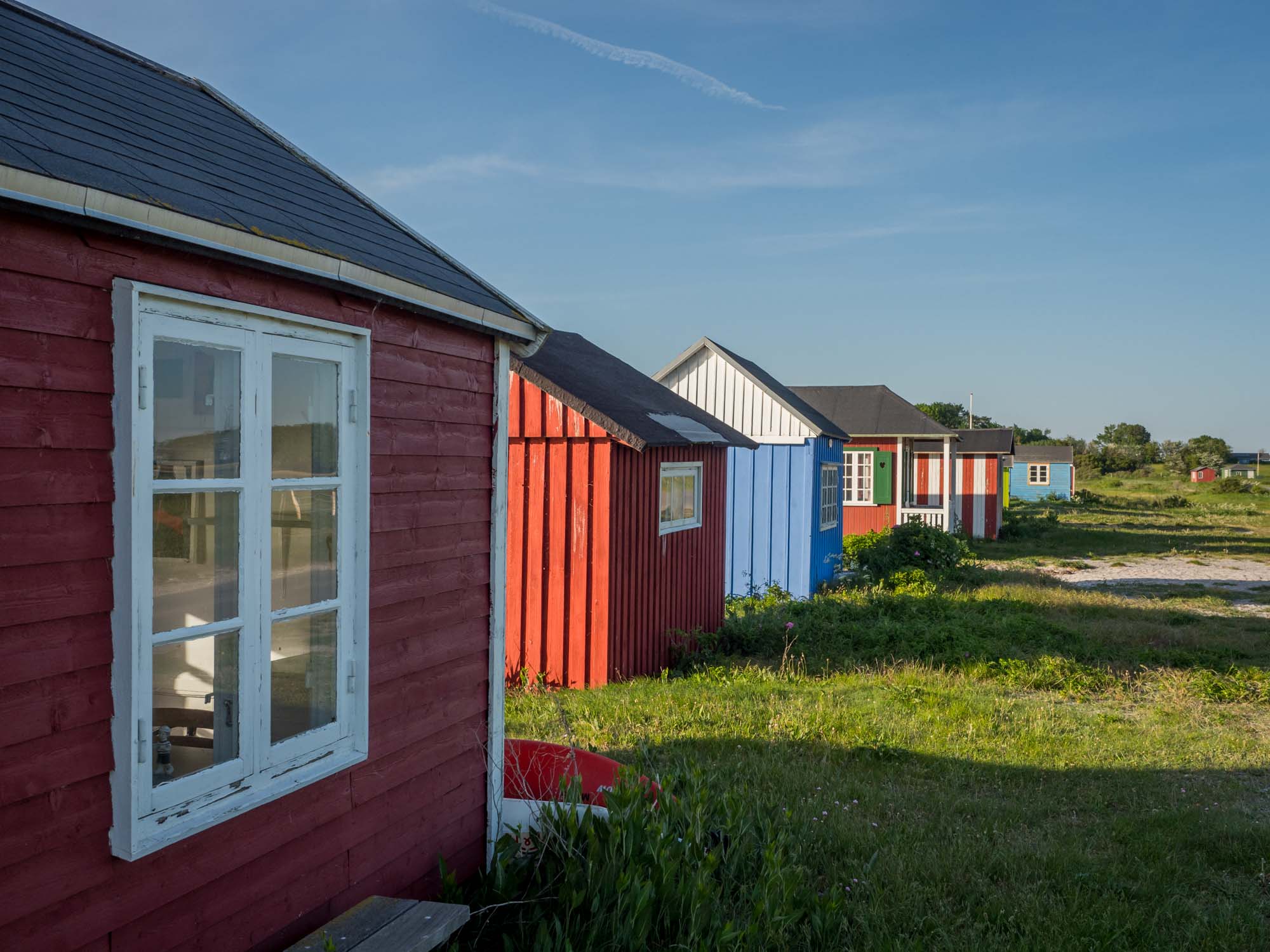 Badehäuser in Ærøskøbing auf Ærø