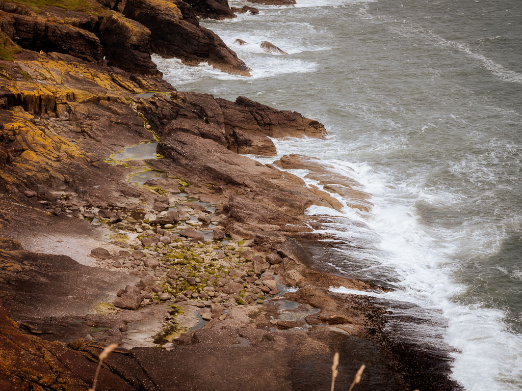 Dunmore East Cliff Walk in Waterford in Irland