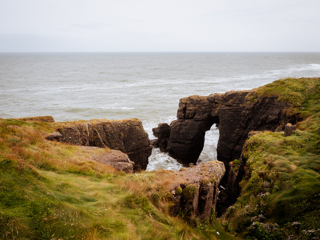 Dunmore East Cliff Walk in Waterford in Irland