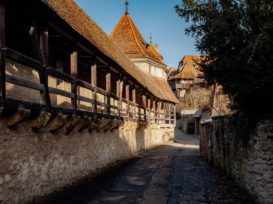 Turmweg in Rothenburg ob der Tauber