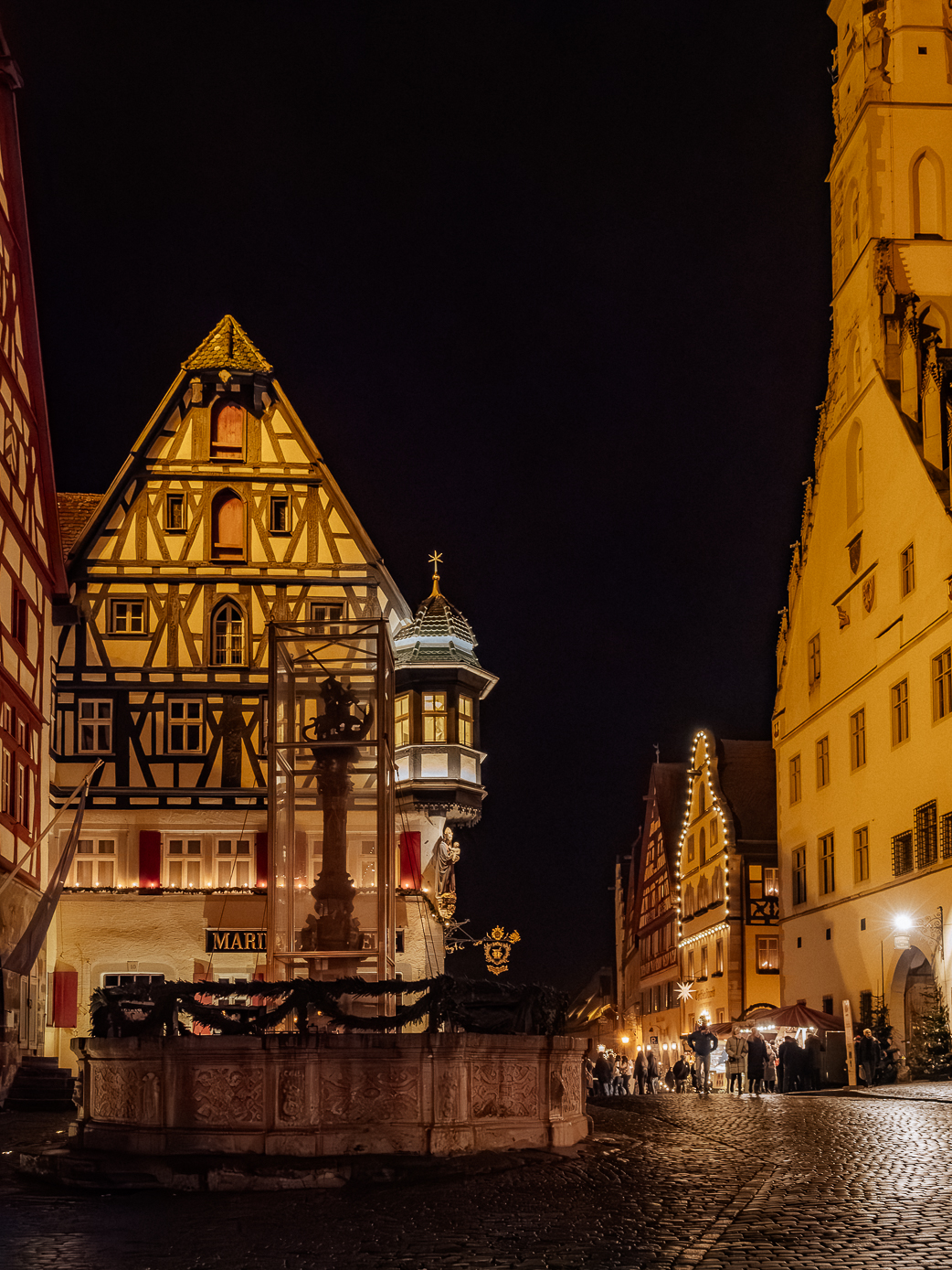 Weihnachtsmarkt in Rothenburg ob der Tauber