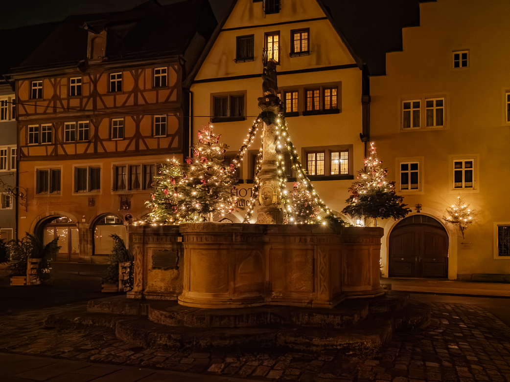 Weihnachtsmarkt in Rothenburg ob der Tauber