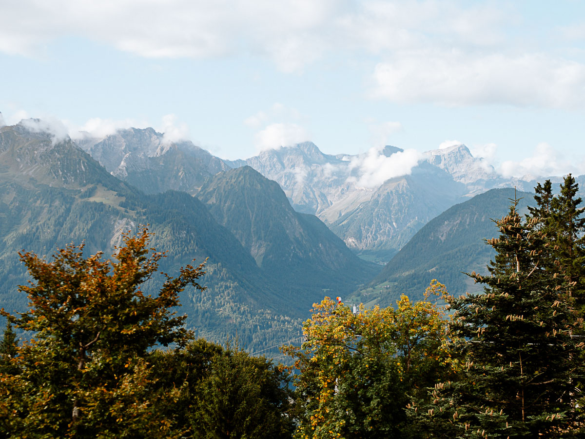 Ausblick vom Muttersberg Bludenz Ausblick vom Muttersberg Bludenz