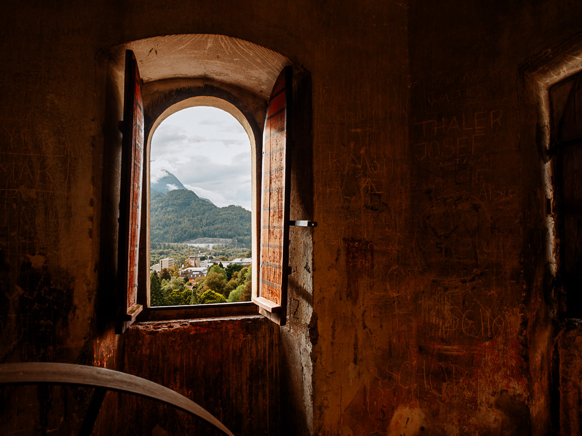 Ausblick vom Turm der St. Laurentius Kirche in Bludenz Ausblick vom Turm der St. Laurentius Kirche in Bludenz