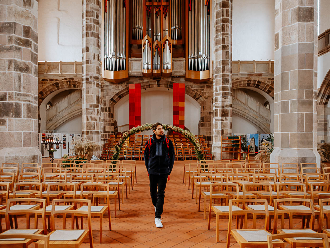 Turmaufstieg Kirche St. Wolfgang in Schneeberg im Erzgebirge Turmaufstieg Kirche St. Wolfgang in Schneeberg im Erzgebirge