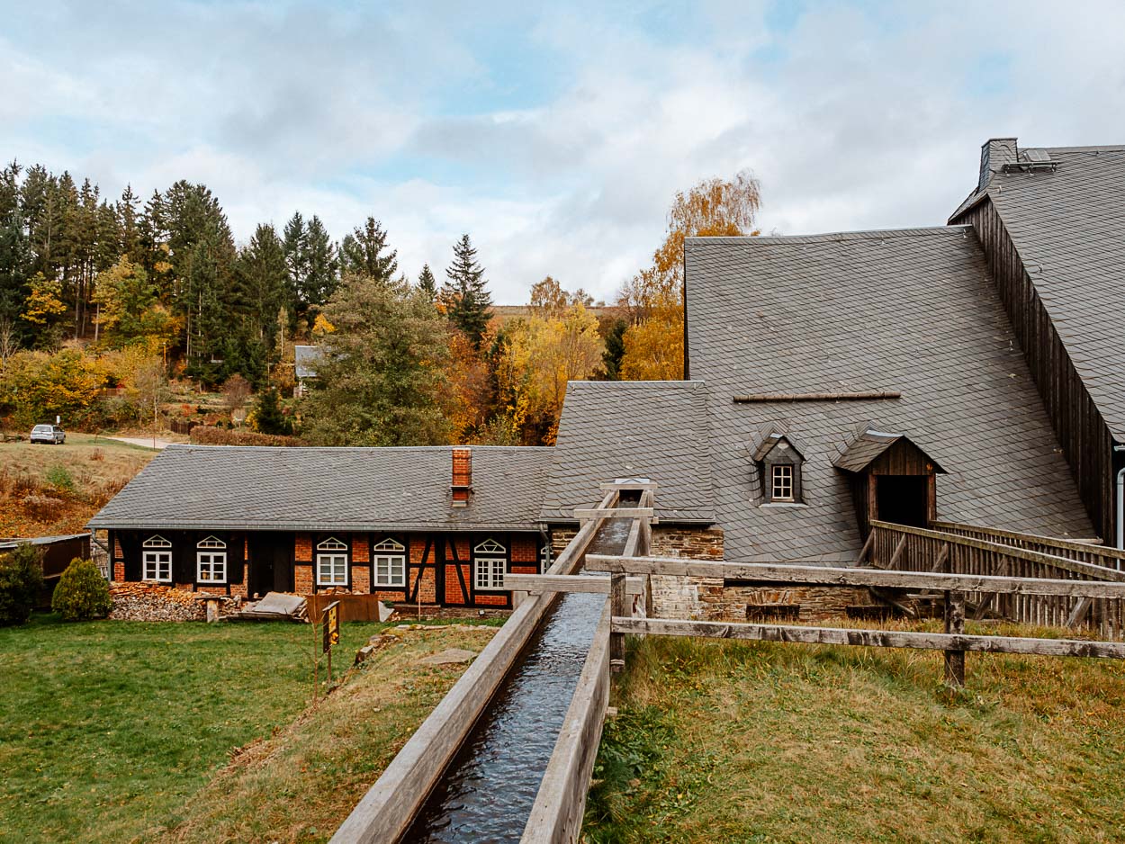 Technisches Museum Siebenschlehener Pochwerk in Schneeberg im Erzgebirge Technisches Museum Siebenschlehener Pochwerk in Schneeberg im Erzgebirge