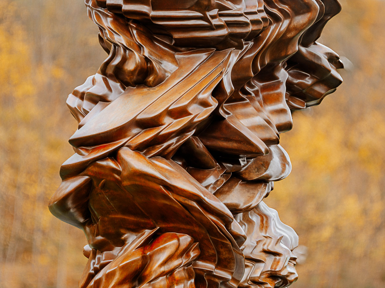 Stack von Tony Cragg in Bad Schlema im Erzgebirge Stack von Tony Cragg in Bad Schlema im Erzgebirge