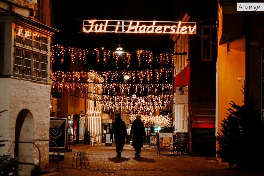 Gløgglich Route in Haderslev in Sønderjylland Dänemark
