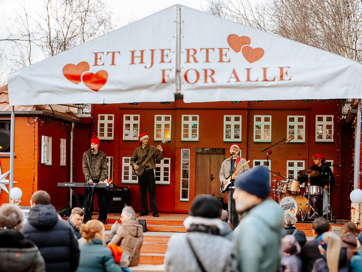 Julehjertebyen Aabenraa in Sønderjylland Dänemark Julehjertebyen Aabenraa in Sønderjylland Dänemark