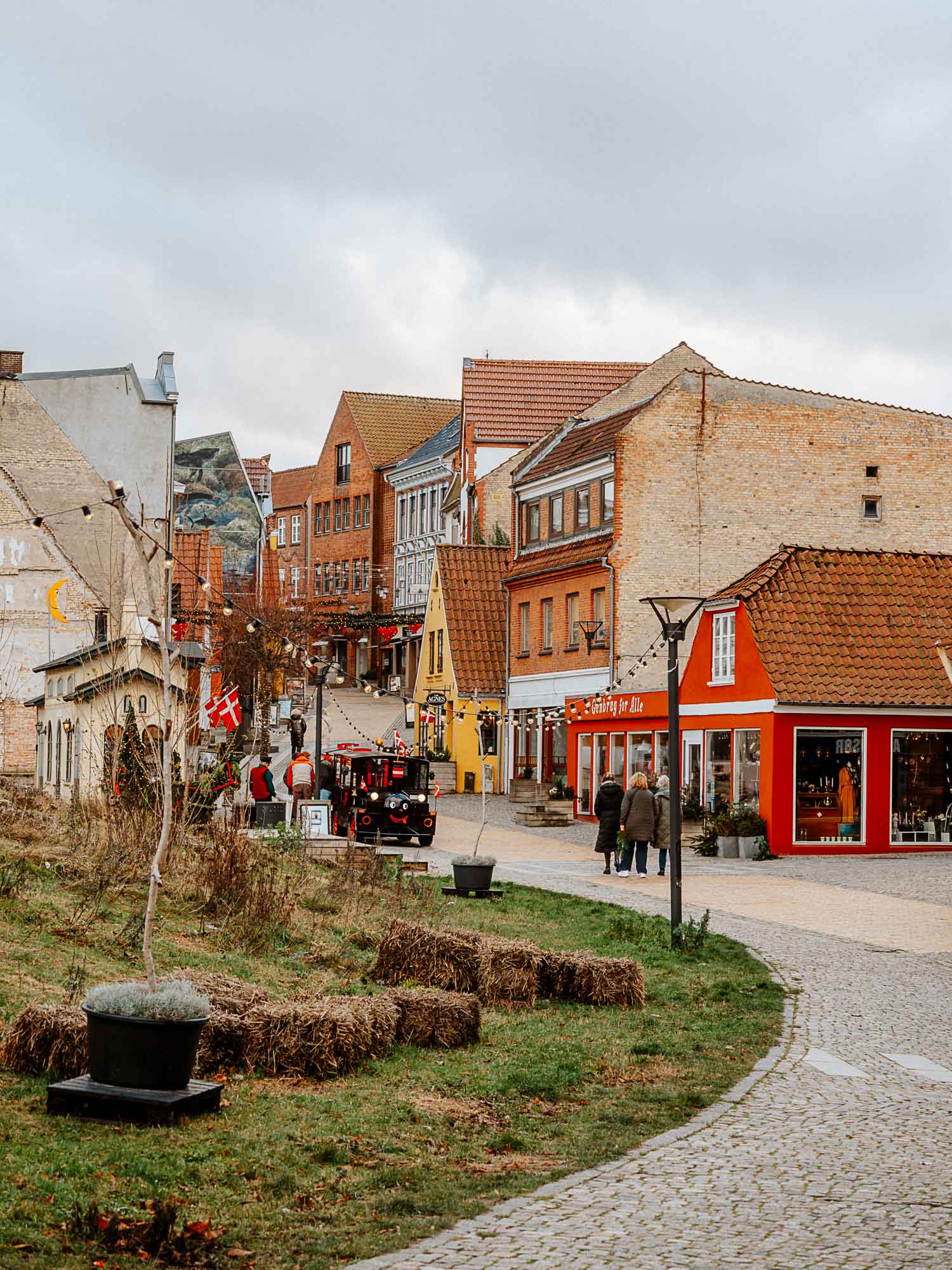 Julehjertebyen Aabenraa in Sønderjylland Dänemark Julehjertebyen Aabenraa in Sønderjylland Dänemark