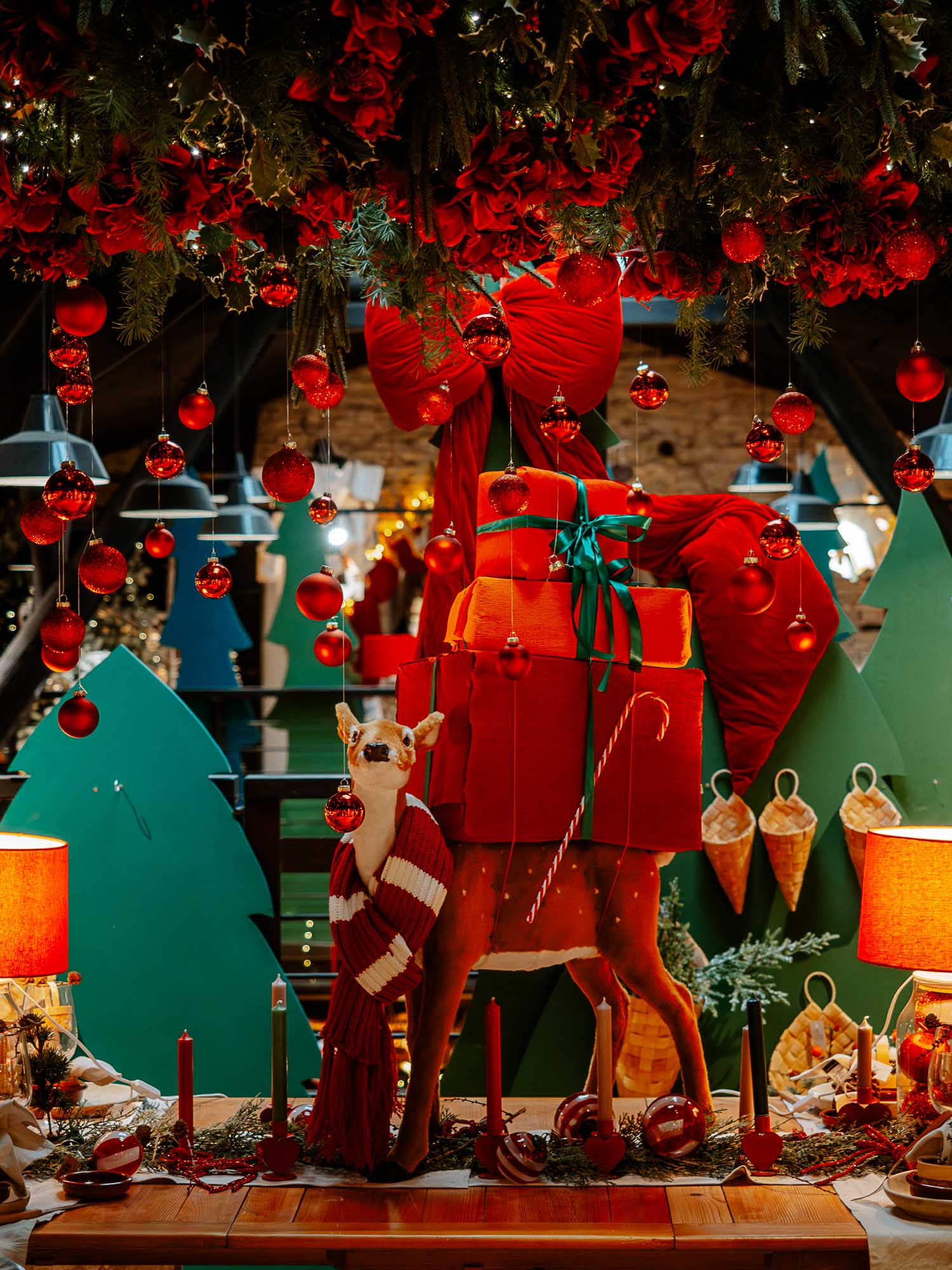 Weihnachten in Krusmølle in Sønderjylland Dänemark Weihnachten in Krusmølle in Sønderjylland Dänemark